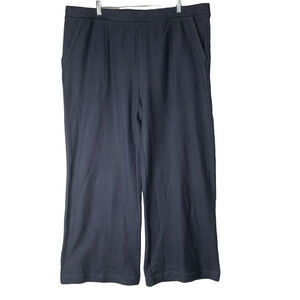 Haven Well Within Pants SZ Blue XXL Wide Flare Leg Pull-On Cozy Soft Lounge NWT